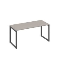 А4 А4 015 МП (Мокко премиум/Антрацит) Стол письменный на металлокаркасе QUATTRO