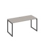 А4 А4 015 МП (Мокко премиум/Антрацит) Стол письменный на металлокаркасе QUATTRO