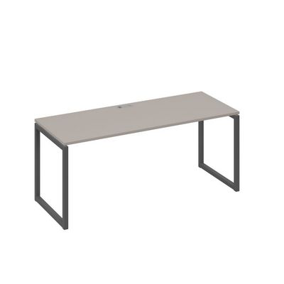 А4 А4 016 МП (Мокко премиум/Антрацит) Стол письменный на металлокаркасе QUATTRO