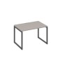 А4 А4 023 МП (Мокко премиум/Антрацит) Стол письменный на металлокаркасе QUATTRO