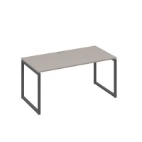 А4 А4 025 МП (Мокко премиум/Антрацит) Стол письменный на металлокаркасе QUATTRO