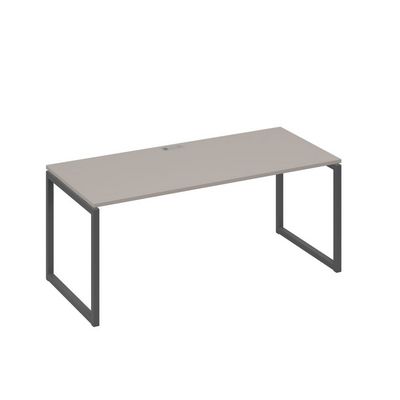 А4 А4 026 МП (Мокко премиум/Антрацит) Стол письменный на металлокаркасе QUATTRO