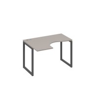 А4 А4 031 МП (Мокко премиум/Антрацит) Стол эргономичный левый "Классика" на металлокаркасе QUATTRO