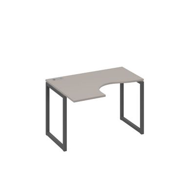 А4 А4 031 МП (Мокко премиум/Антрацит) Стол эргономичный левый "Классика" на металлокаркасе QUATTRO