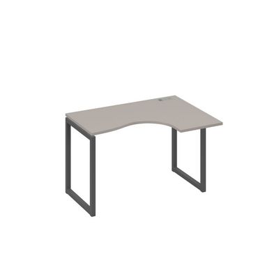А4 А4 032 МП (Мокко премиум/Антрацит) Стол эргономичный правый "Классика" на металлокаркасе QUATTRO