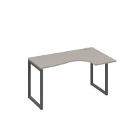 А4 А4 034 МП (Мокко премиум/Антрацит) Стол эргономичный правый "Классика" на металлокаркасе QUATTRO