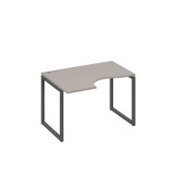 А4 А4 041 МП (Мокко премиум/Антрацит) Стол эргономичный левый "Классика" на металлокаркасе QUATTRO