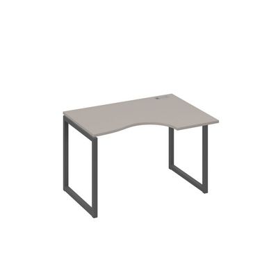 А4 А4 042 МП (Мокко премиум/Антрацит) Стол эргономичный правый "Классика" на металлокаркасе QUATTRO