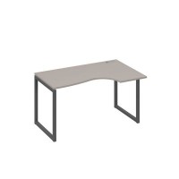 А4 А4 044 МП (Мокко премиум/Антрацит) Стол эргономичный правый "Классика" на металлокаркасе QUATTRO