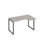 А4 А4 044 МП (Мокко премиум/Антрацит) Стол эргономичный правый "Классика" на металлокаркасе QUATTRO