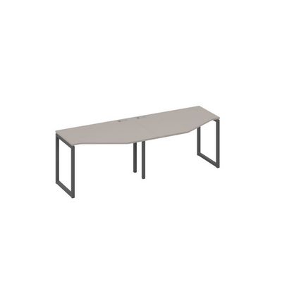 А4 А4 051-2 МП (Мокко премиум/Антрацит) Рабочая станция опоры QUATTRO столы Техно 2х120