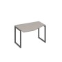 А4 А4 051 МП (Мокко премиум/Антрацит) Стол эргономичный левый "Техно" на металлокаркасе QUATTRO