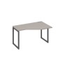 А4 А4 054 МП (Мокко премиум/Антрацит) Стол эргономичный правый "Техно" на металлокаркасе QUATTRO