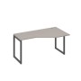 А4 А4 056 МП (Мокко премиум/Антрацит) Стол эргономичный правый "Техно" на металлокаркасе QUATTRO