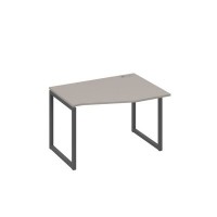 А4 А4 062 МП (Мокко премиум/Антрацит) Стол эргономичный правый "Техно" на металлокаркасе QUATTRO