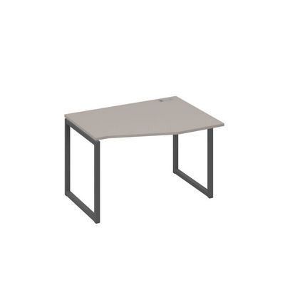 А4 А4 062 МП (Мокко премиум/Антрацит) Стол эргономичный правый "Техно" на металлокаркасе QUATTRO