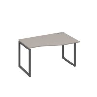 А4 А4 064 МП (Мокко премиум/Антрацит) Стол эргономичный правый "Техно" на металлокаркасе QUATTRO