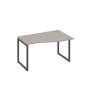 А4 А4 064 МП (Мокко премиум/Антрацит) Стол эргономичный правый "Техно" на металлокаркасе QUATTRO