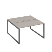 А4 А4 174 МП (Мокко премиум/Антрацит) Рабочая станция на каркасе QUATTRO столы 2х140