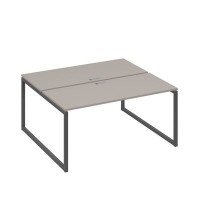 А4 А4 175 МП (Мокко премиум/Антрацит) Рабочая станция на каркасе QUATTRO столы 2х160