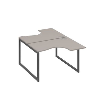 А4 А4 180 МП (Мокко премиум/Антрацит) Рабочая станция опоры QUATTRO столы 2х120 Классика