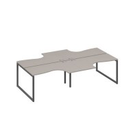 А4 А4 181-2 МП (Мокко премиум/Антрацит) Рабочая станция QUATTRO столы 4х140 Классика