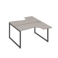 А4 А4 181 МП (Мокко премиум/Антрацит) Рабочая станция опоры QUATTRO столы 2х140 Классика