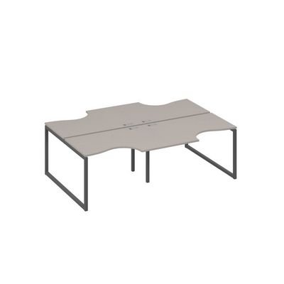 А4 А4 183-2 МП (Мокко премиум/Антрацит) Станция рабочая QUATTRO 4х120 со столами Классика