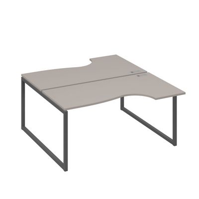 А4 А4 185 МП (Мокко премиум/Антрацит) Рабочая станция опоры QUATTRO столы 2х160 Классика