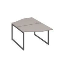 А4 А4 186 МП (Мокко премиум/Антрацит) Рабочая станция опоры QUATTRO со столами Техно 2х120