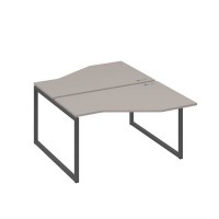 А4 А4 187 МП (Мокко премиум/Антрацит) Рабочая станция опоры QUATTRO со столами Техно 2х140