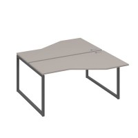 А4 А4 188 МП (Мокко премиум/Антрацит) Рабочая станция опоры QUATTRO со столами Техно 2х160