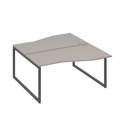 А4 А4 191 МП (Мокко премиум/Антрацит) Рабочая станция каркас QUATTRO столы 2х160 Техно