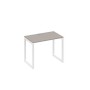 А4 Б4 002 МП (Мокко премиум/Белый) Стол письменный на металлокаркасе QUATTRO
