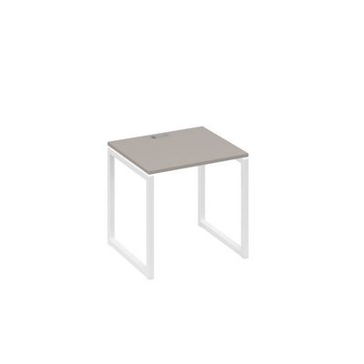 А4 Б4 011 МП (Мокко премиум/Белый) Стол письменный на металлокаркасе QUATTRO