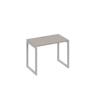 А4 С4 002 МП (Мокко премиум/Серый) Стол письменный на металлокаркасе QUATTRO
