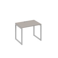 А4 С4 012 МП (Мокко премиум/Серый) Стол письменный на металлокаркасе QUATTRO