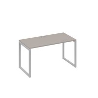 А4 С4 014 МП (Мокко премиум/Серый) Стол письменный на металлокаркасе QUATTRO