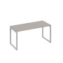 А4 С4 015 МП (Мокко премиум/Серый) Стол письменный на металлокаркасе QUATTRO