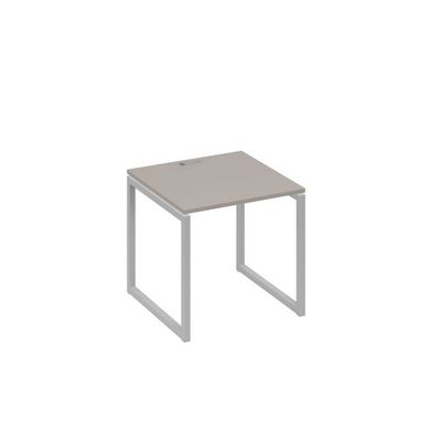 А4 С4 021 МП (Мокко премиум/Серый) Стол письменный на металлокаркасе QUATTRO