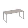 А4 С4 026 МП (Мокко премиум/Серый) Стол письменный на металлокаркасе QUATTRO