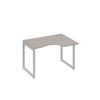 А4 С4 042 МП (Мокко премиум/Серый) Стол эргономичный правый "Классика" на металлокаркасе QUATTRO