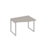 А4 С4 062 МП (Мокко премиум/Серый) Стол эргономичный правый "Техно" на металлокаркасе QUATTRO