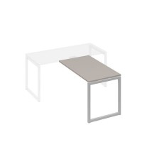 А4 С4 074 МП (Мокко премиум/Серый) Брифинг-приставка с каркасом QUATTRO