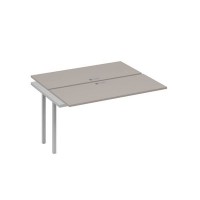 А4 С4 171-1 МП (Мокко премиум/Серый) Секция станции на металлокаркасе QUATTRO 2х140