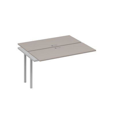 А4 С4 171-1 МП (Мокко премиум/Серый) Секция станции на металлокаркасе QUATTRO 2х140