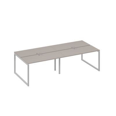 А4 С4 171-2 МП (Мокко премиум/Серый) Станция 4х140 рабочая с металлокаркасом QUATTRO