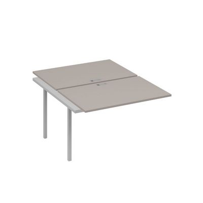 А4 С4 176-1 МП (Мокко премиум/Серый) Секция станции на металлокаркасе QUATTRO 2х120