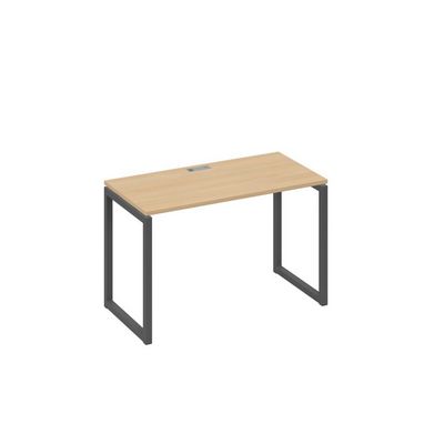 А4 А4 003 НД (Натуральный дуб/Антрацит) Стол письменный на металлокаркасе QUATTRO