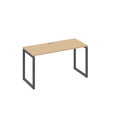 А4 А4 004 НД (Натуральный дуб/Антрацит) Стол письменный на металлокаркасе QUATTRO